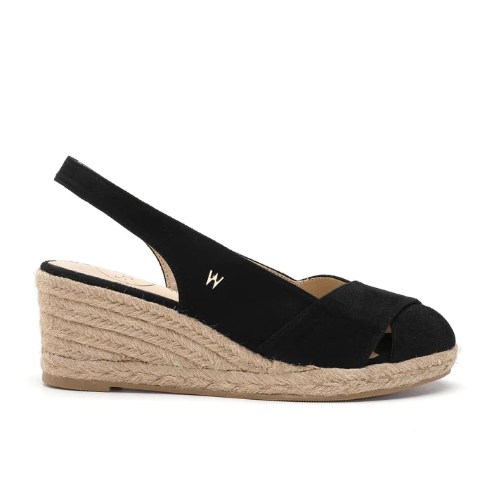 Zoey Black Espadrilles - Main Image
