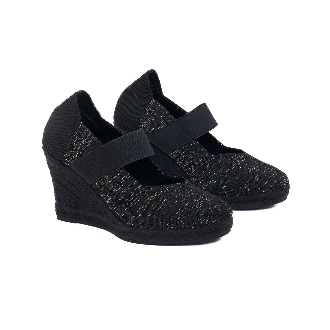 Catania Black Nude Espadrille