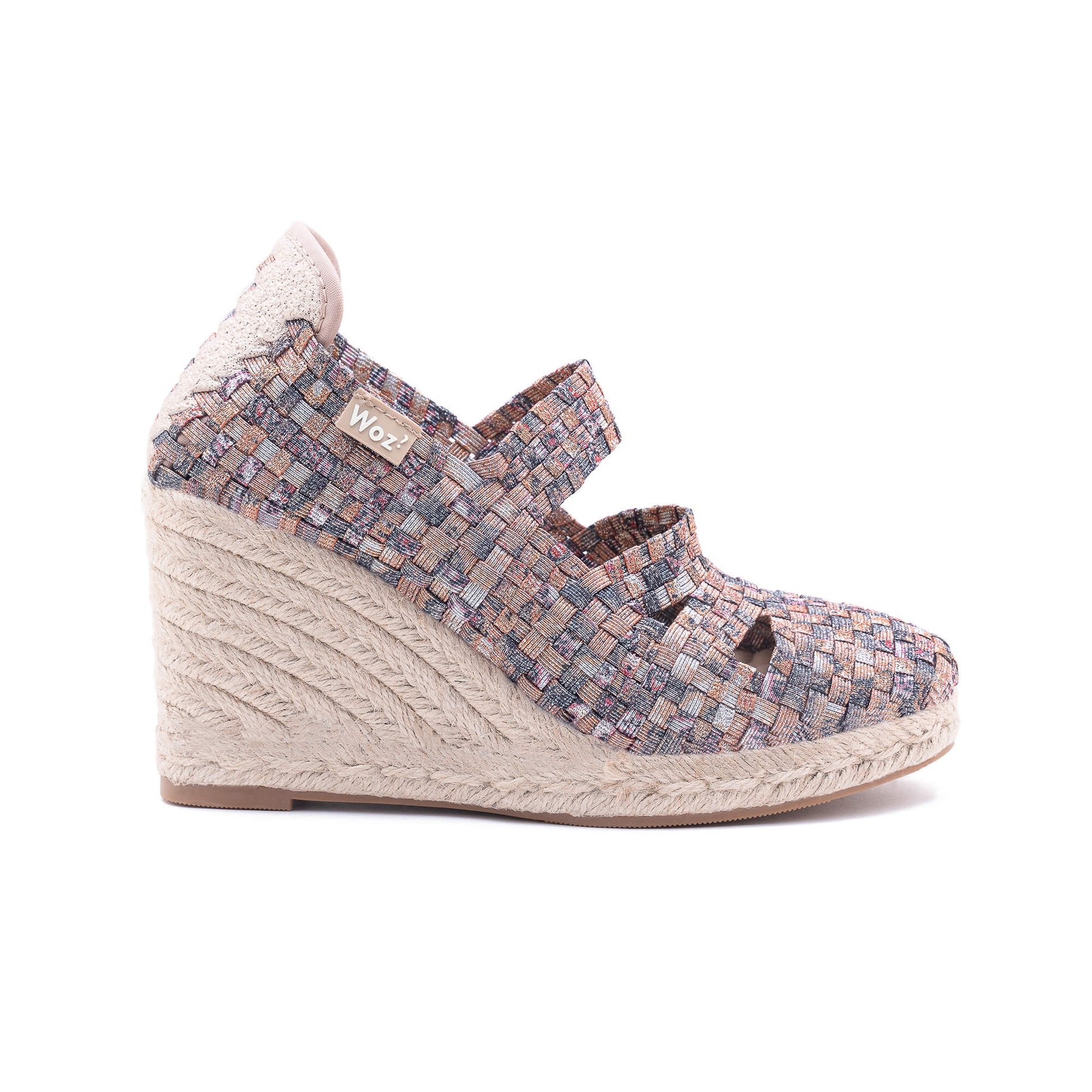 Massa Copper/Multi Silver-Gold Espadrilles