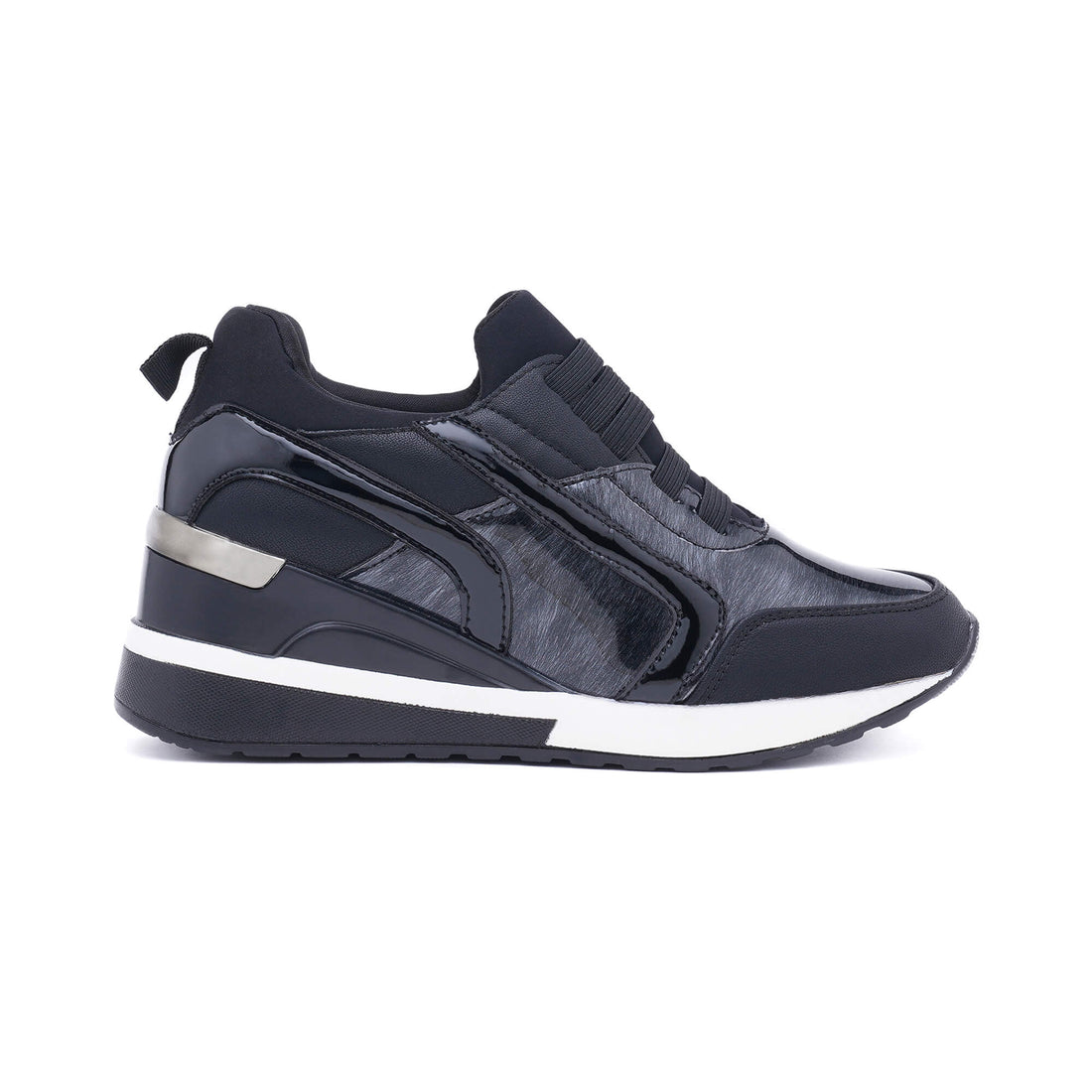 Messina Black Gray Sneakers