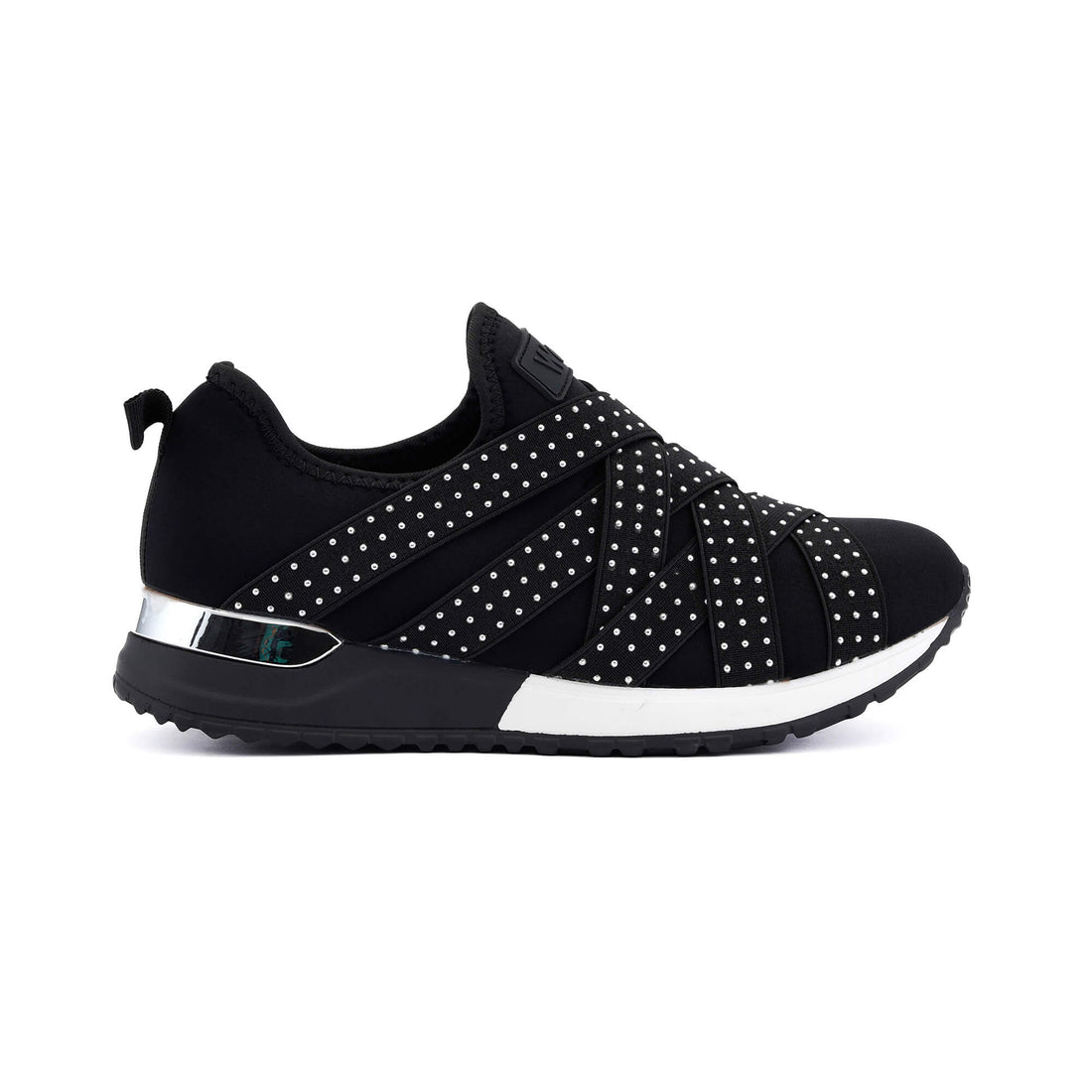 Novara Black Silver Dots Sneaker