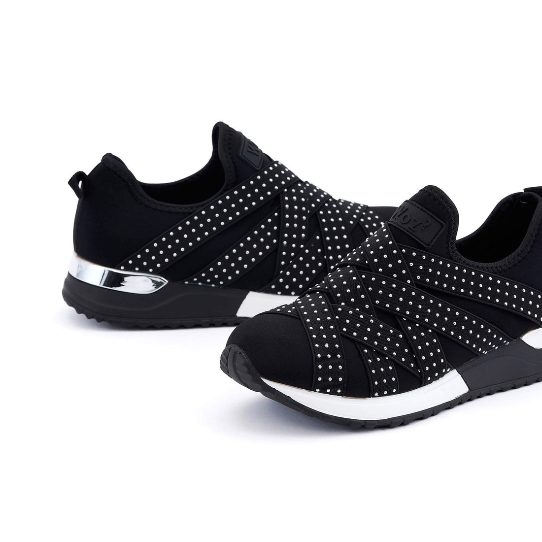 Novara Black Silver Dots Sneaker