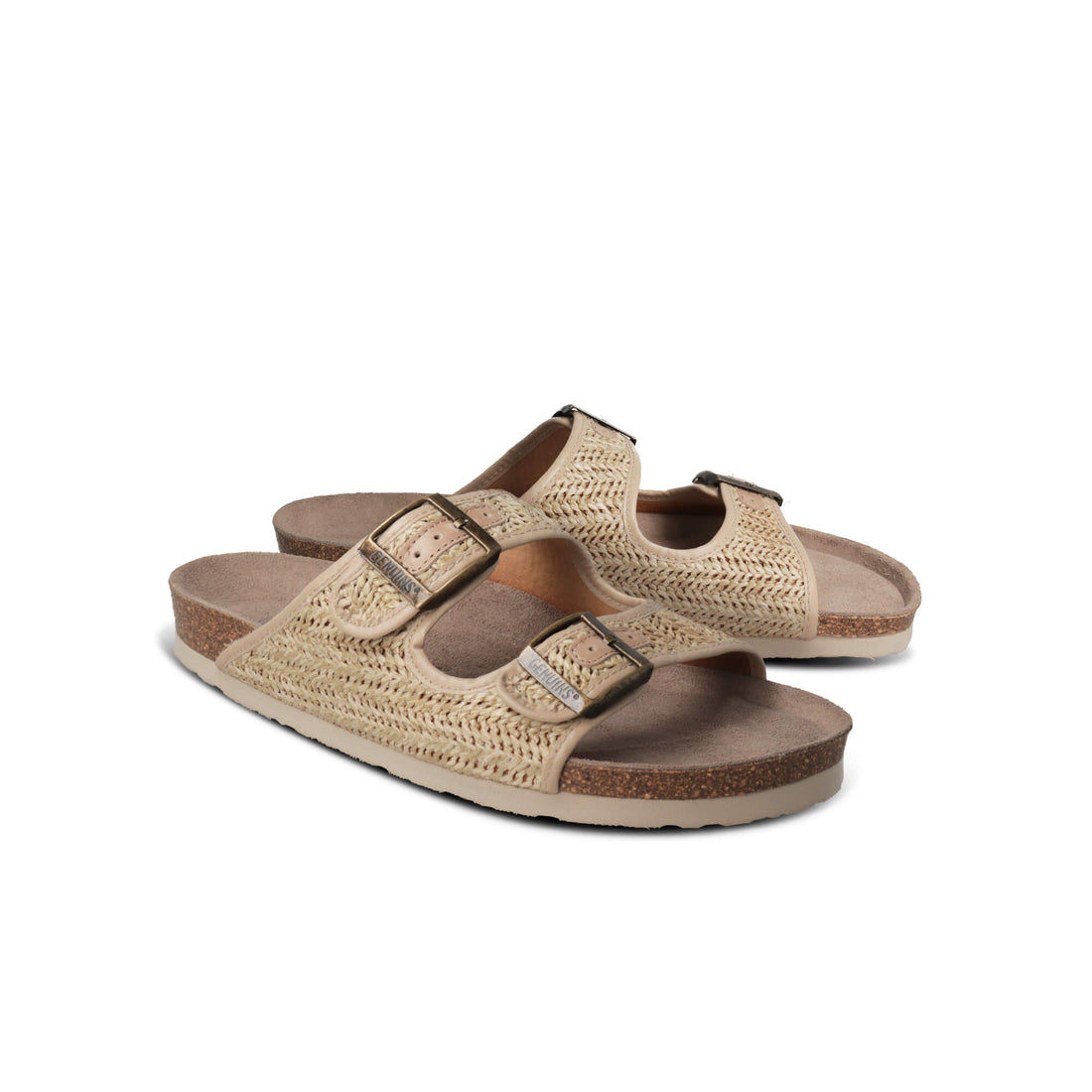 Hawaii Beige Raffia Sandals