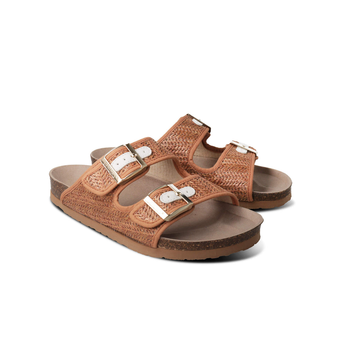 Hawaii Brown Raffia Sandals