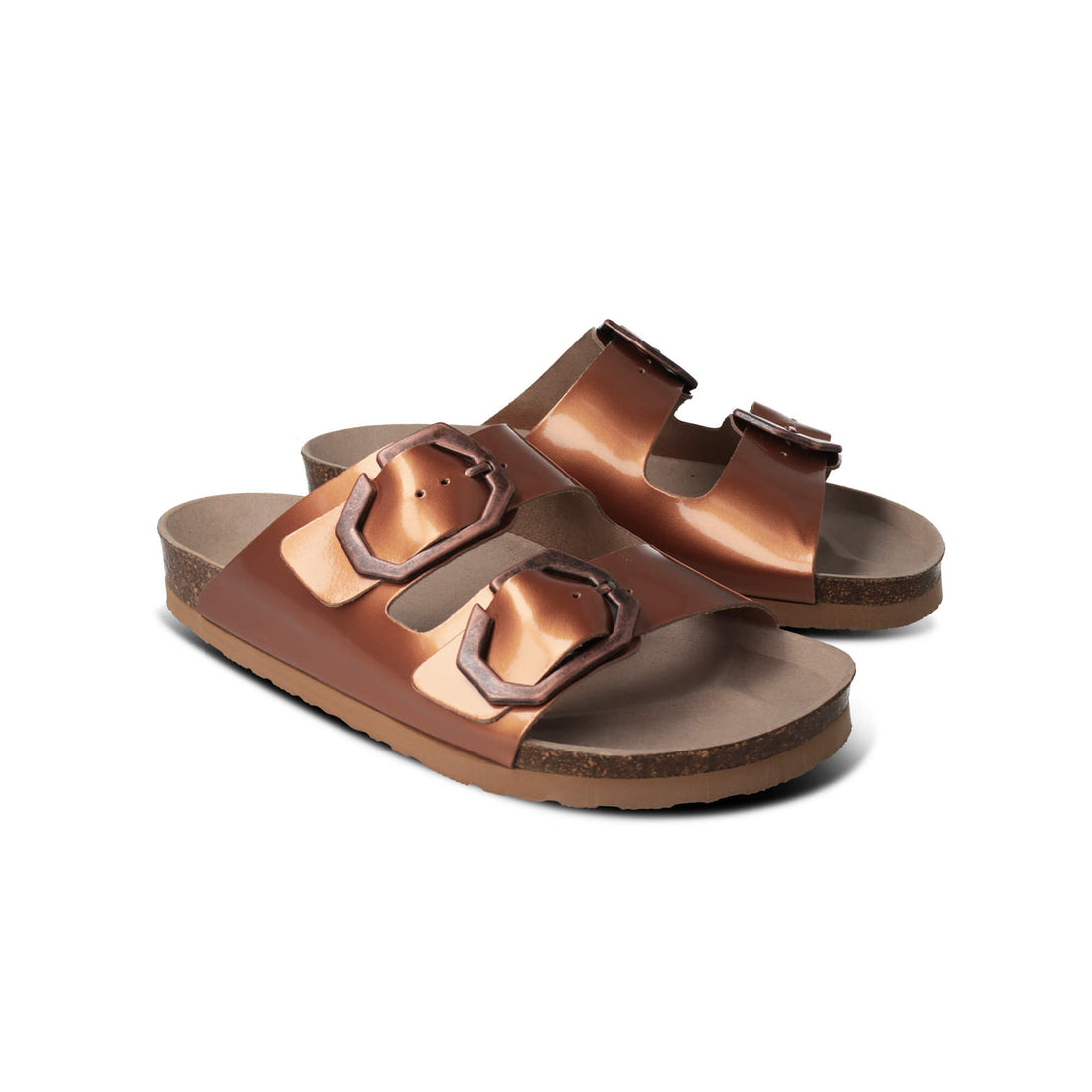 Galia Copper Sandals
