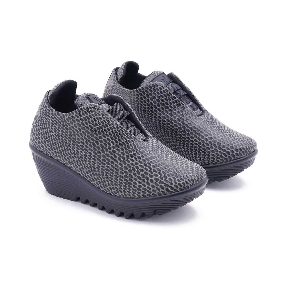 Moscow Gray Wedge Heel 