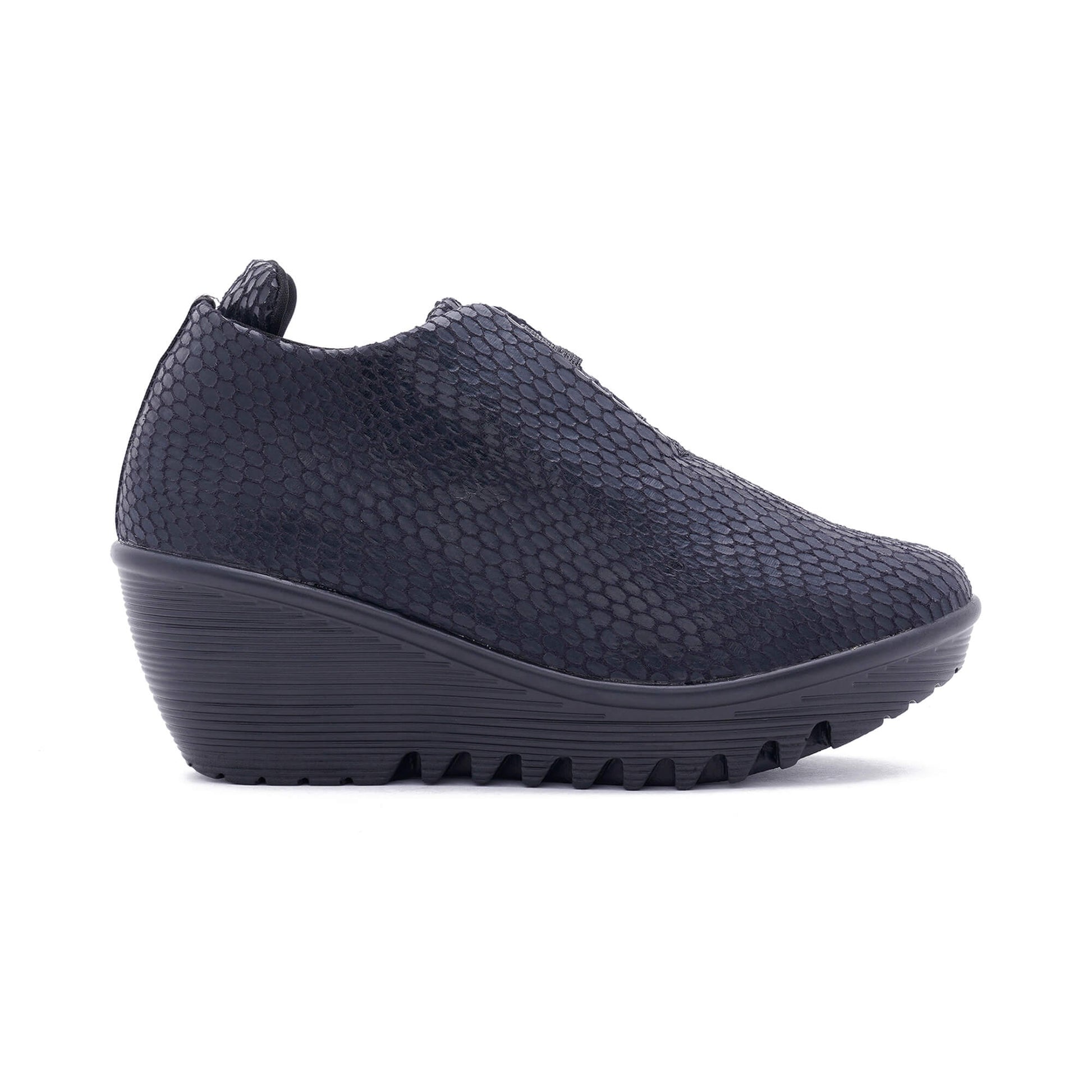 Moscow Black Wedge Heel 