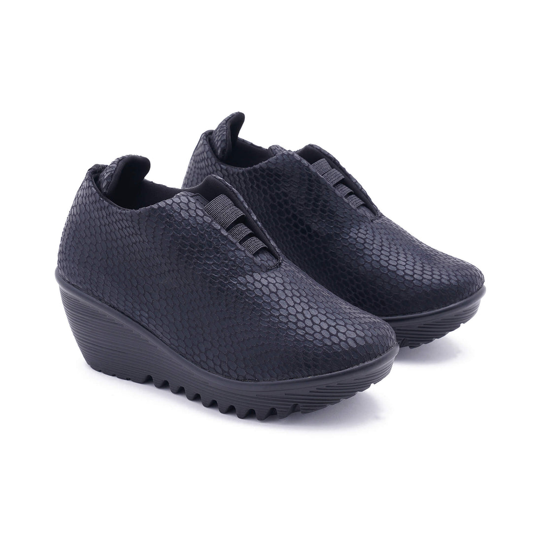 Moscow Black Wedge Heel 