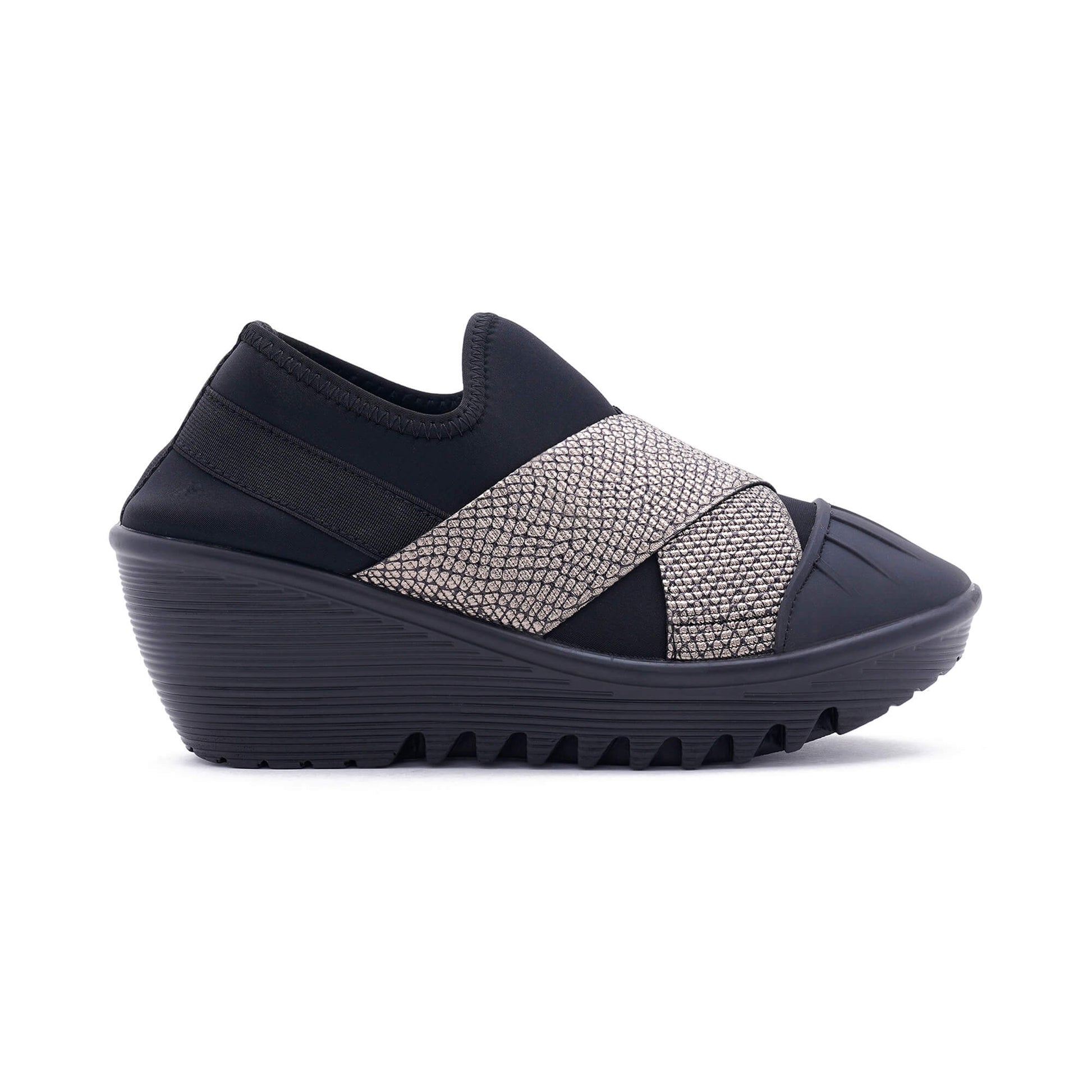 Geneva Black Silver Elastico
