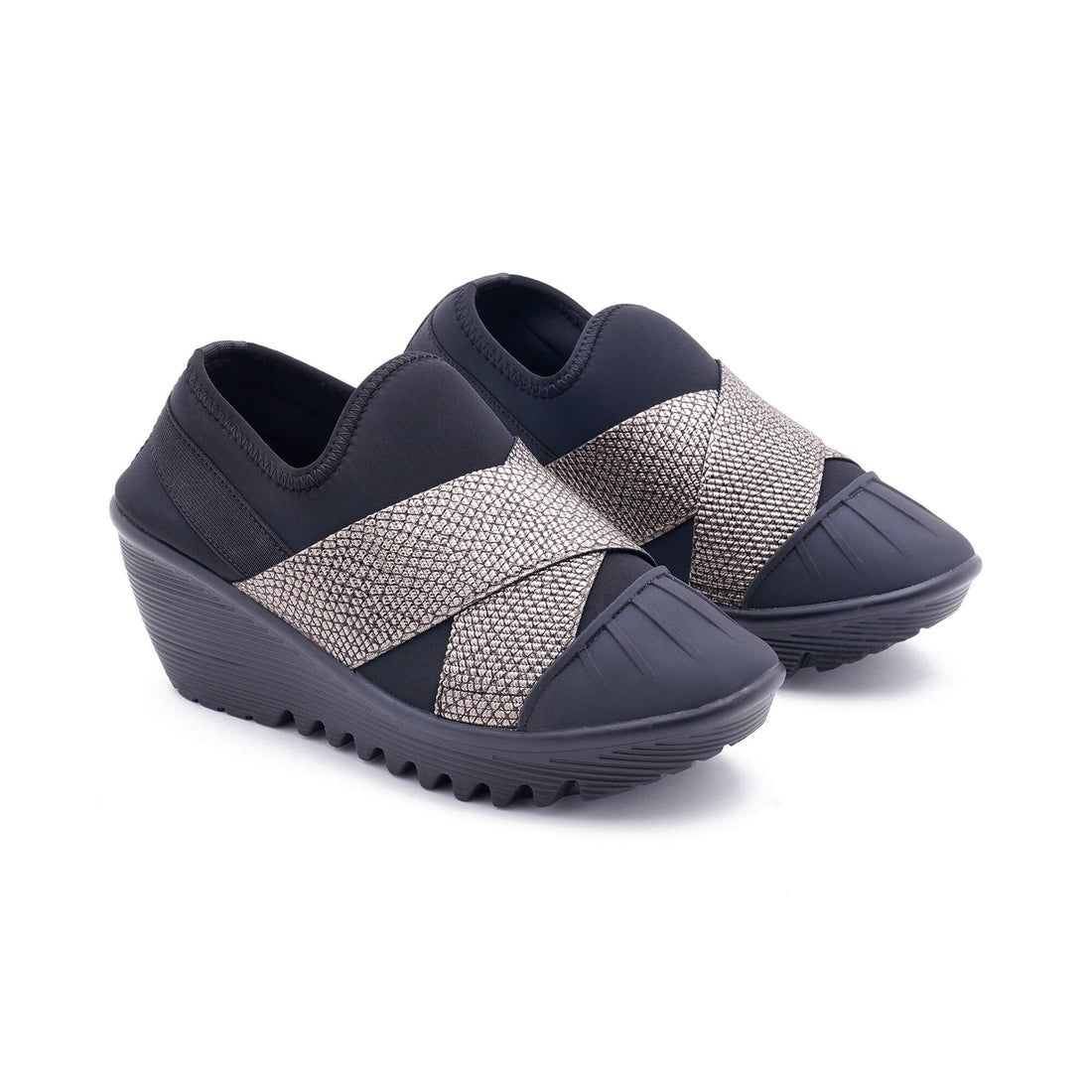 Geneva Black Silver Elastico
