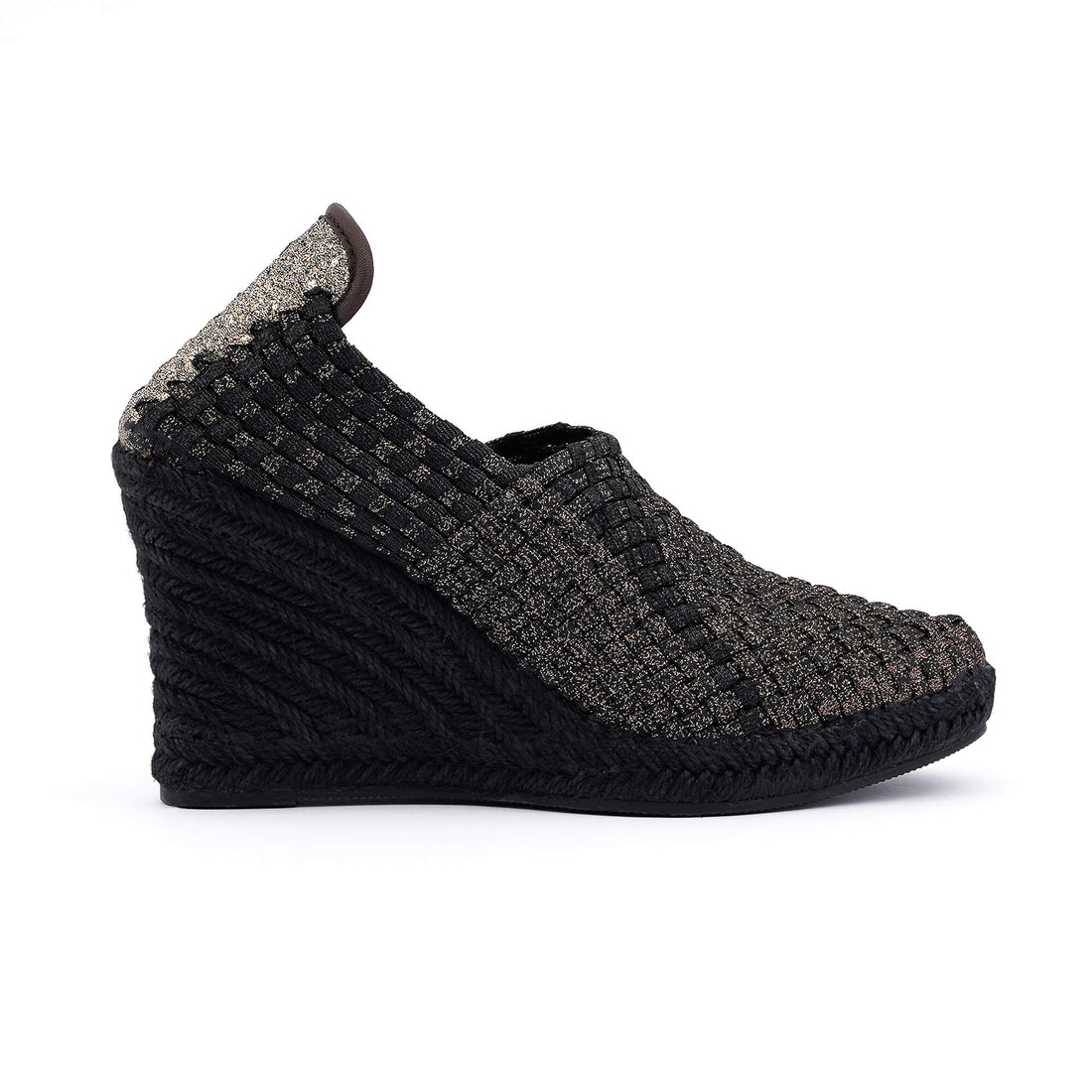 Nairobi Black Bronze Espadrille