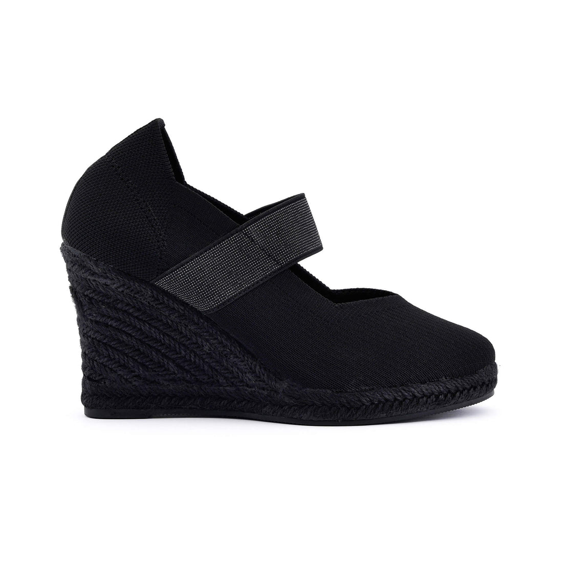 Catania Black Espadrille