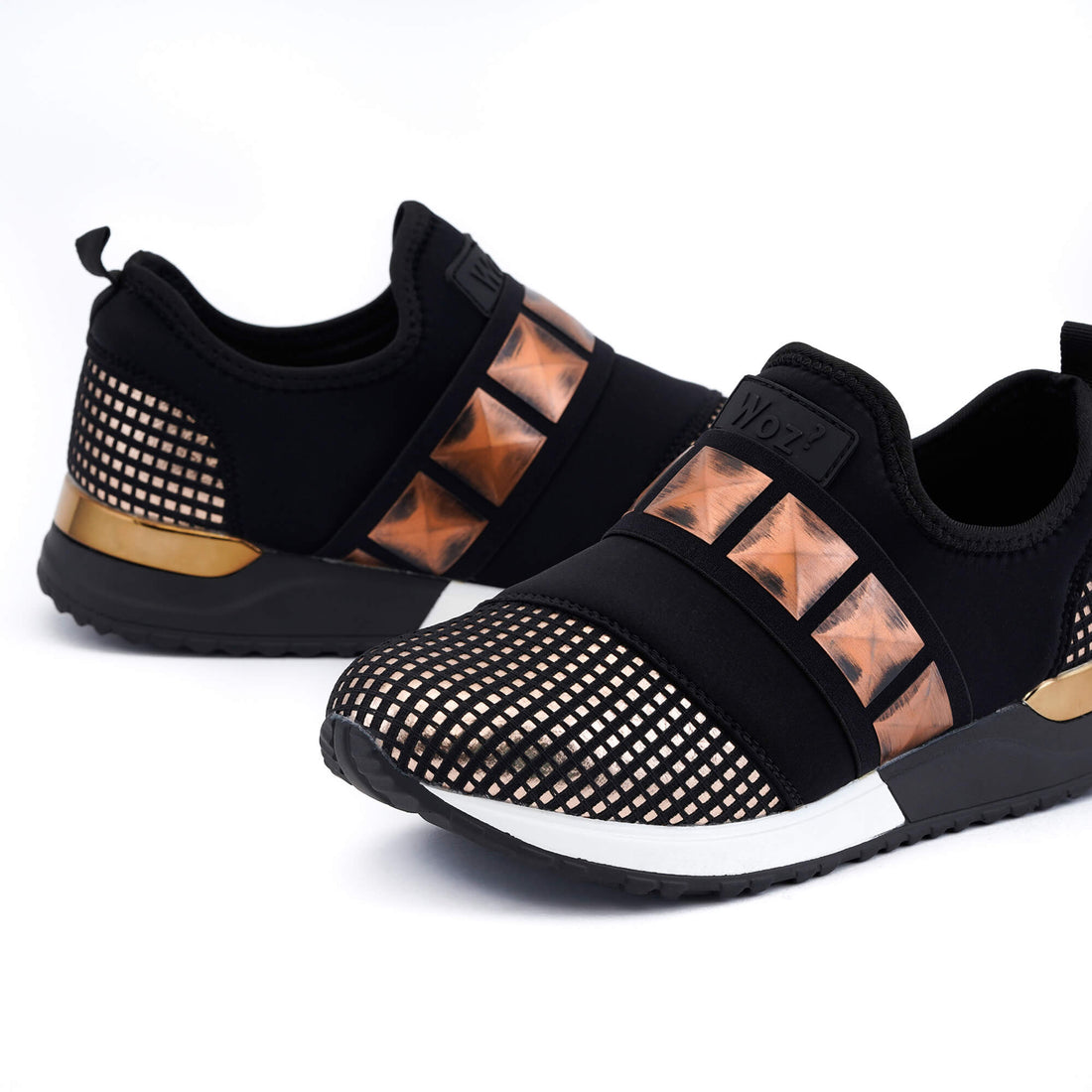 Modica Black Bronze Sneakers