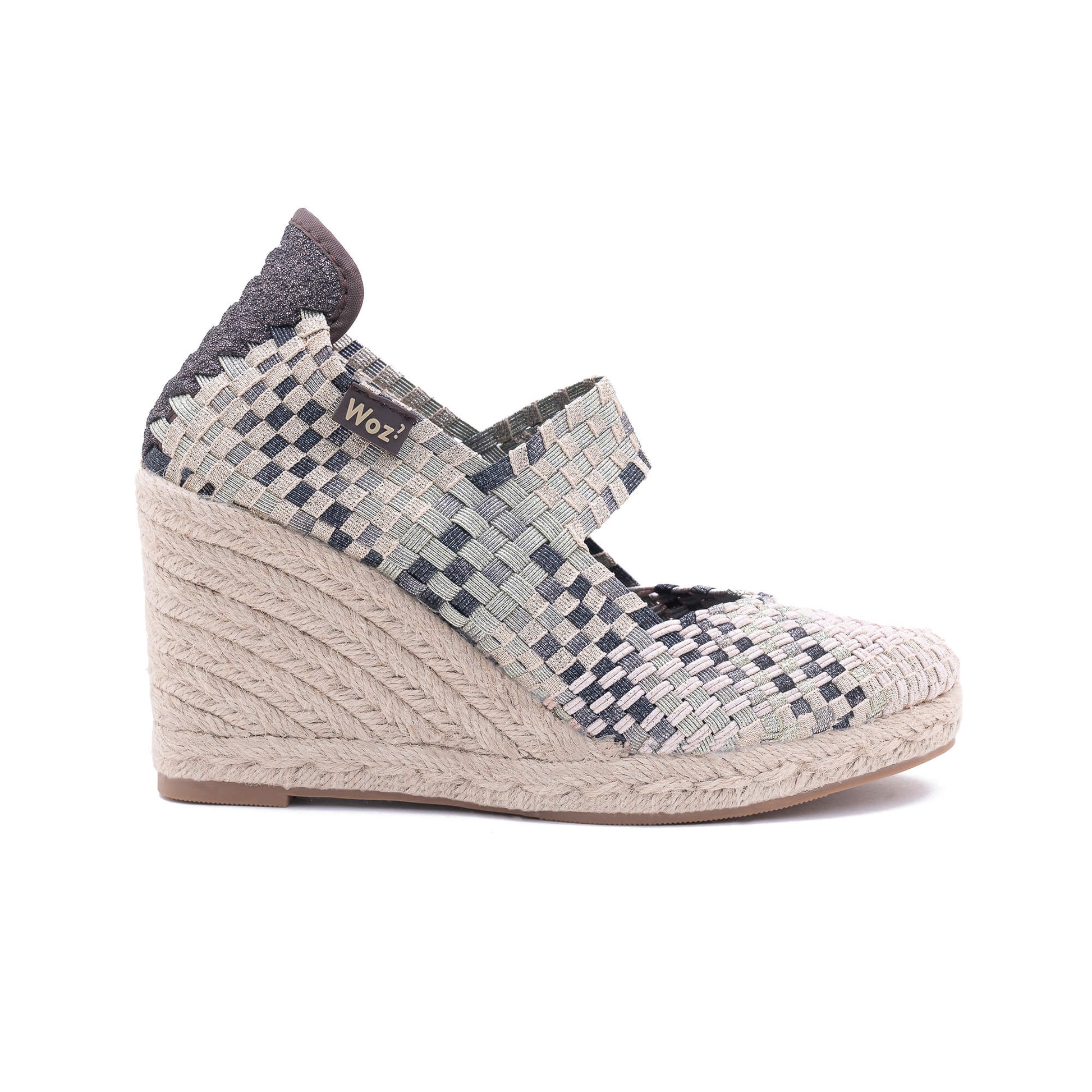 Viareggio Light.Gold-Gold-Black Shade Espadrilles