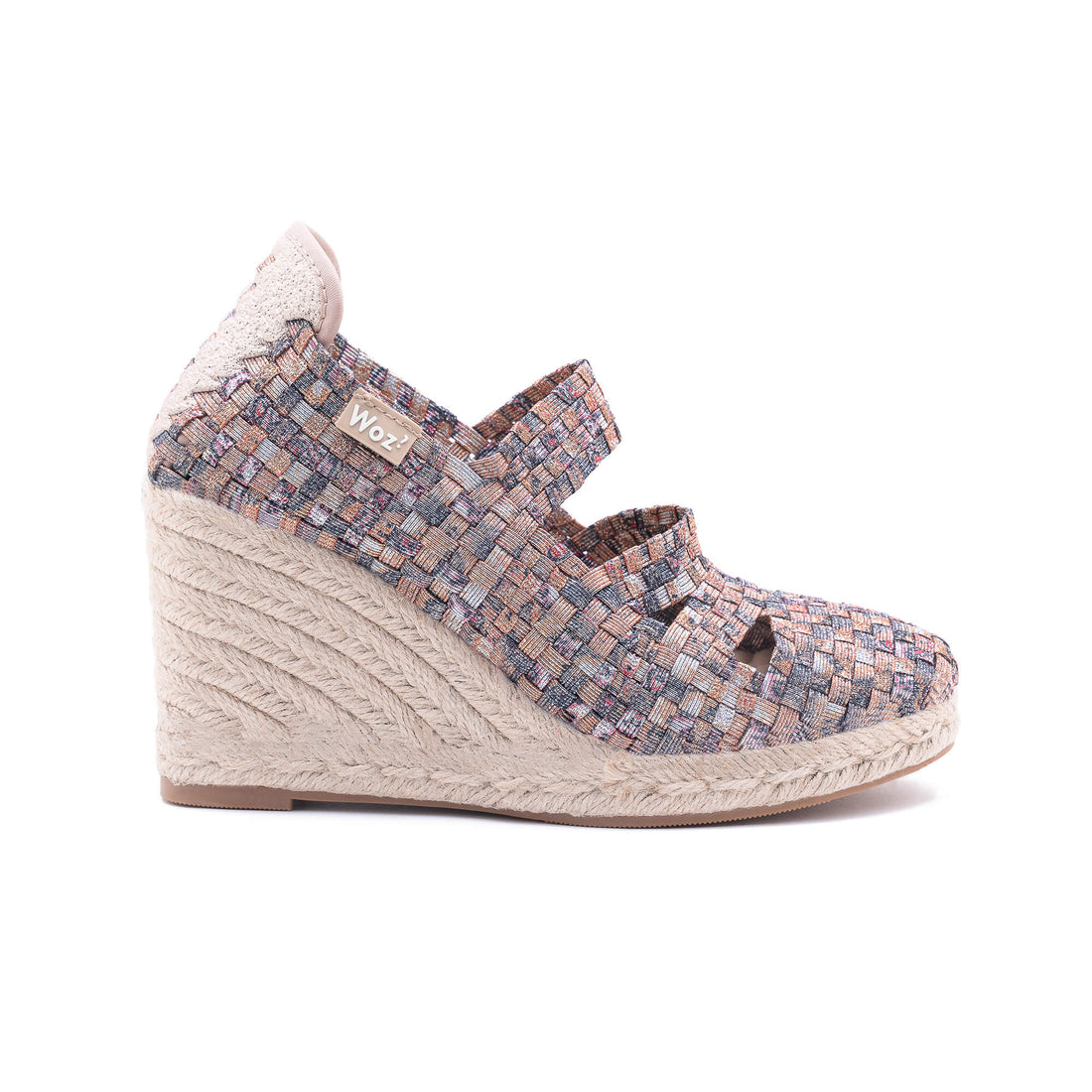 Massa Copper/Multi Silver-Gold Espadrilles