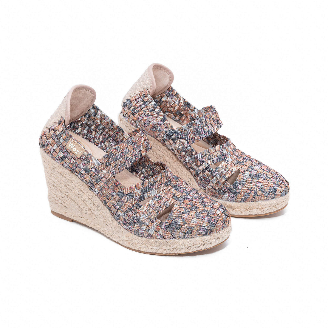 Massa Copper/Multi Silver-Gold Espadrilles