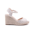 Flora Light Gold Espadrille