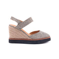 Livia Black Gold Espadrille
