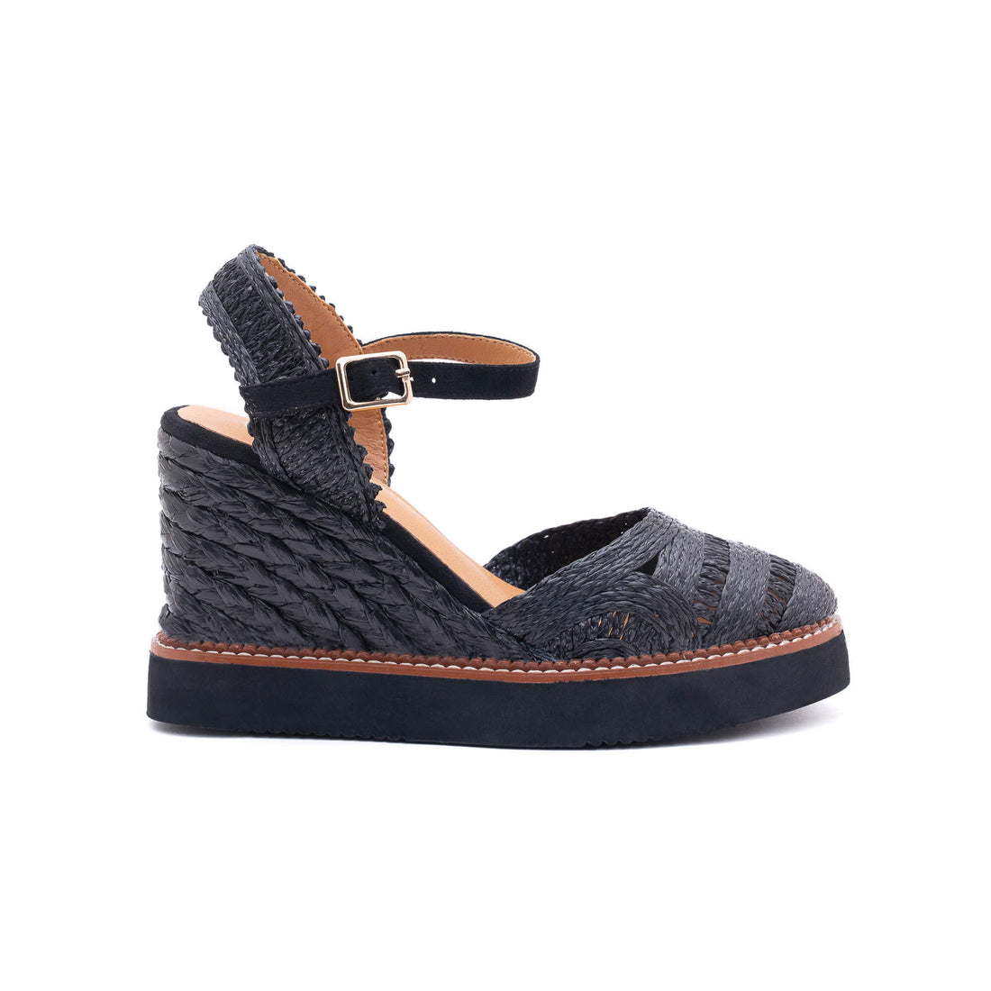 Flavia Black Espadrille