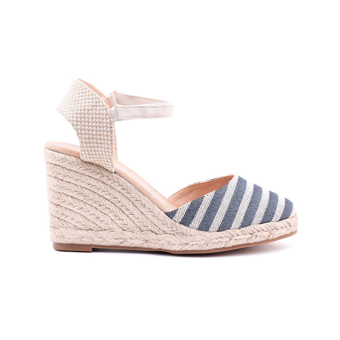 Mary Gun Metal Espadrille