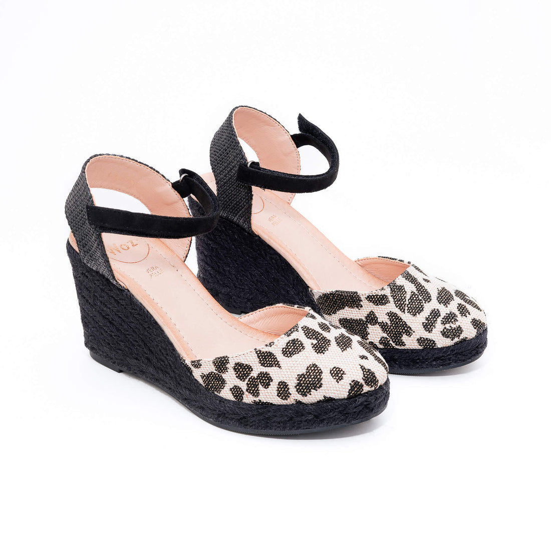 Mary Black & Light Gold Espadrille
