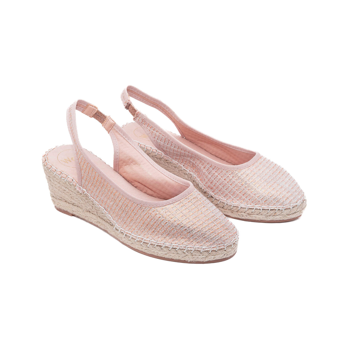 Imelda Rose Gold Espadrille