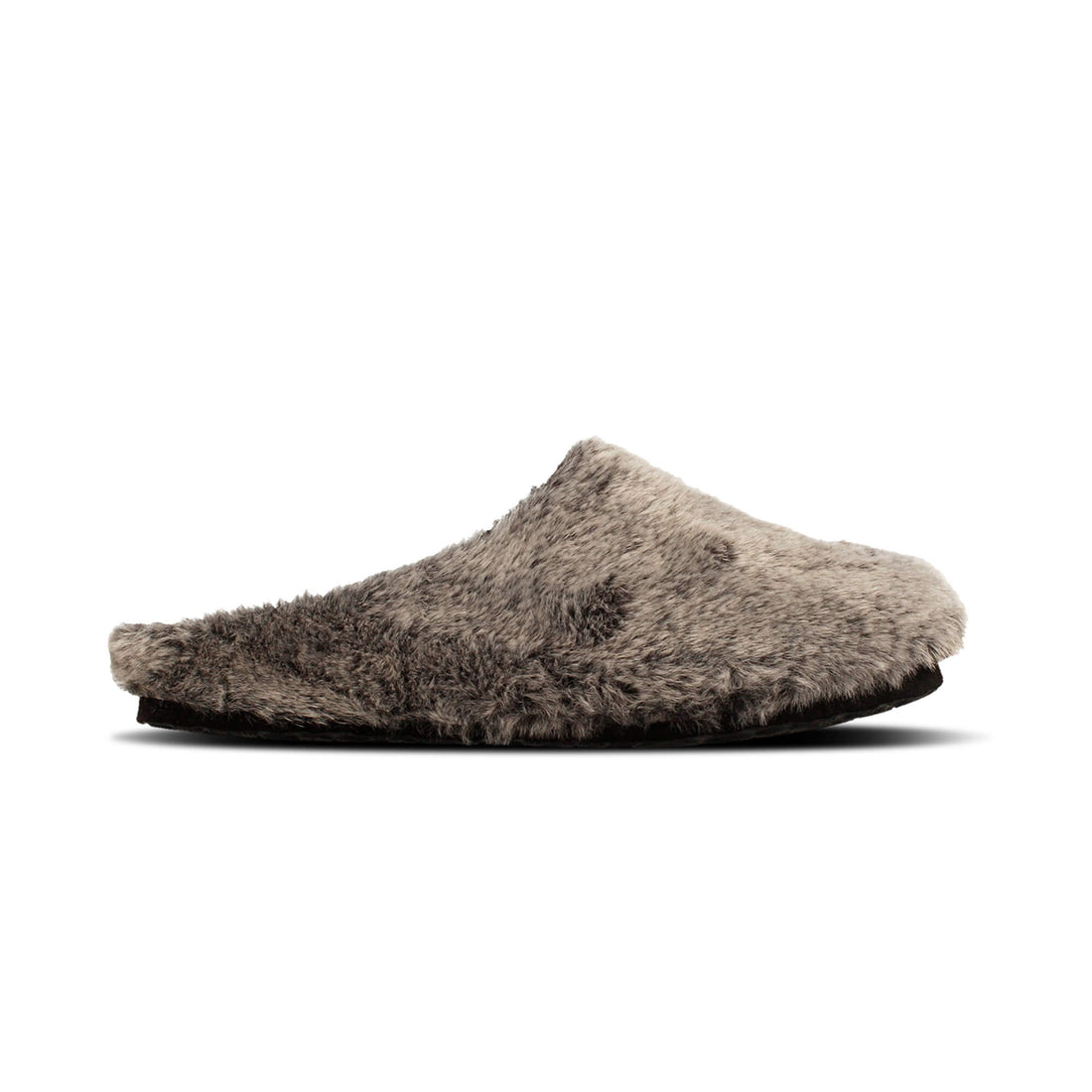 Molly Fur Gray Slip On 