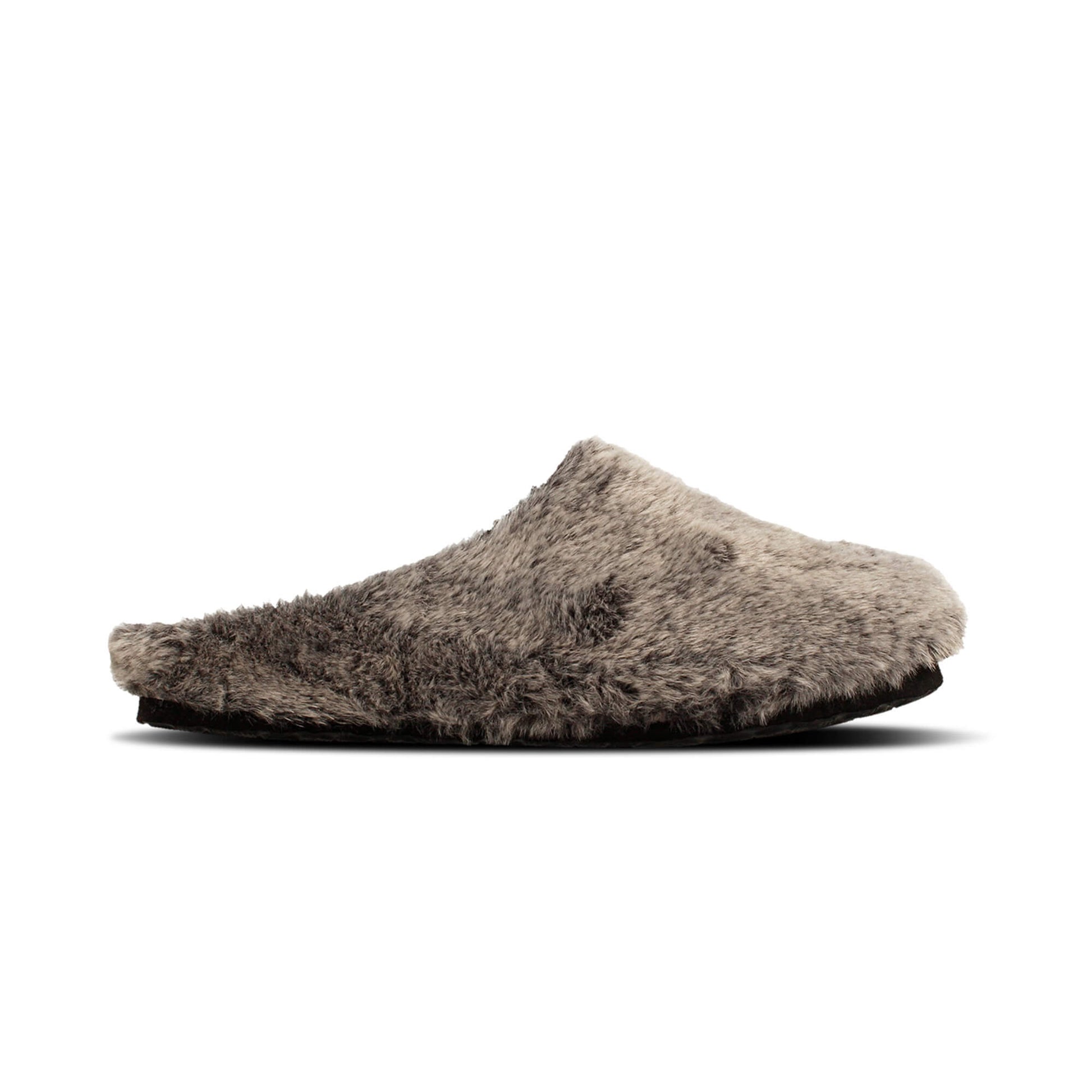 Molly Fur Gray Slip On 