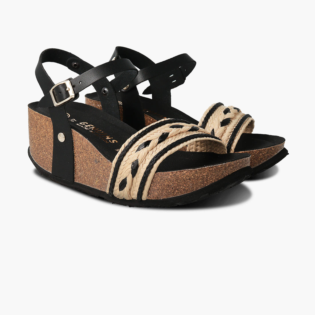 Monaco Black Sandals