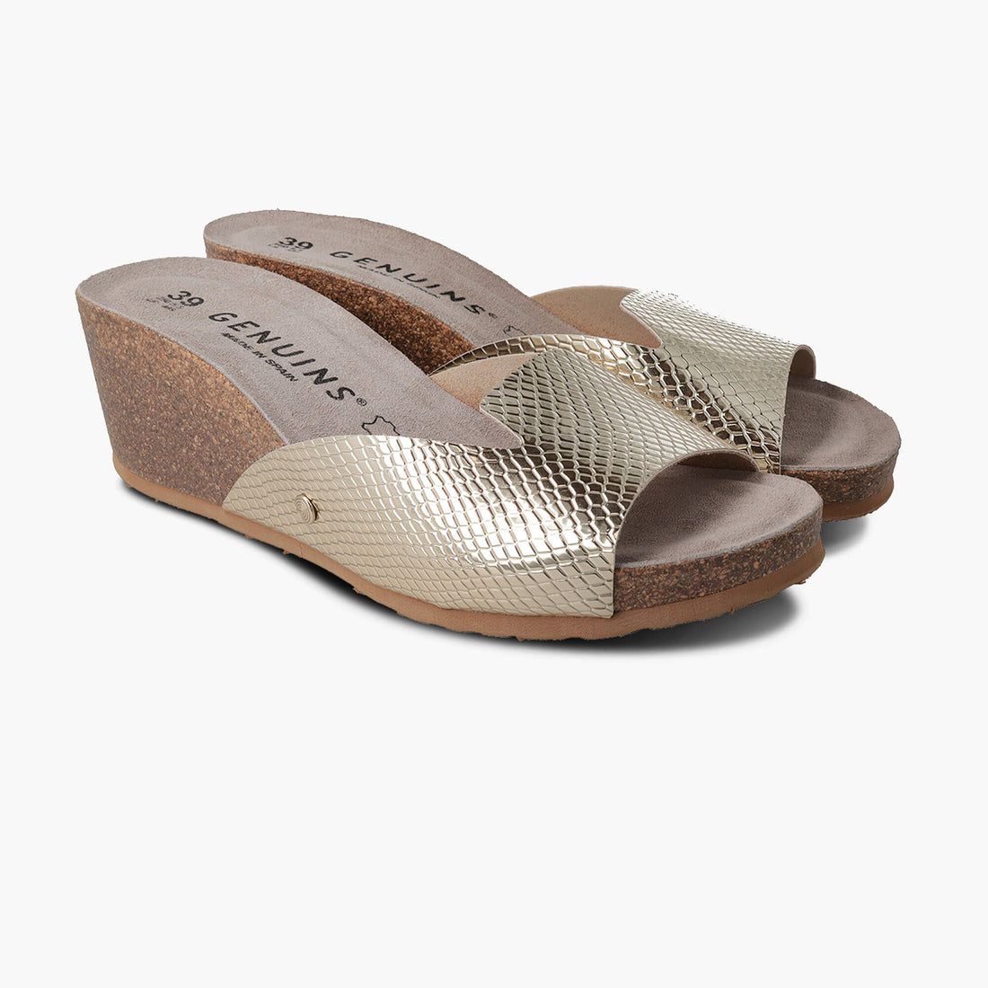 Thalia Gold Sandals